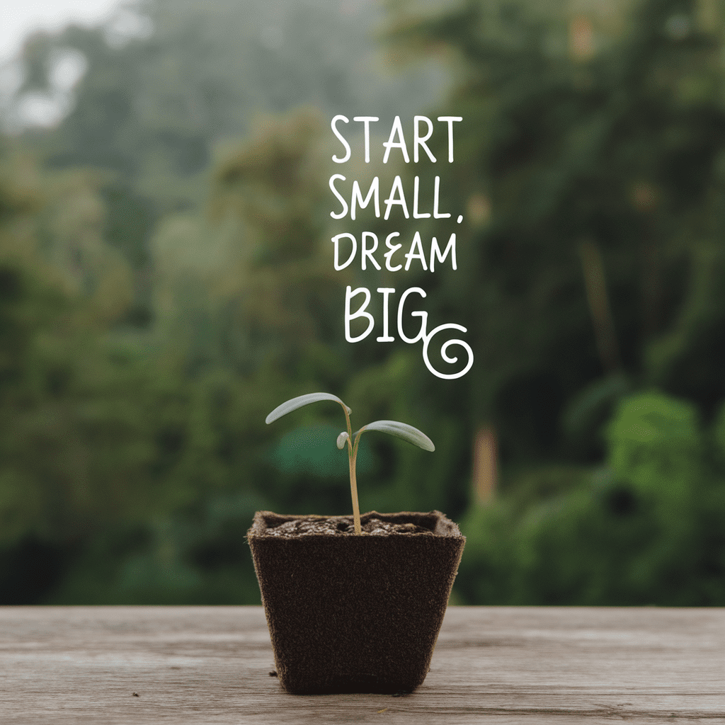 Building Your Side Hustle Without Quitting Your Day Job - start small dream big